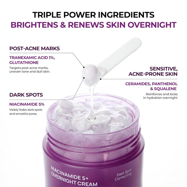Niacinamide 5 + Overnight Cream 50ml