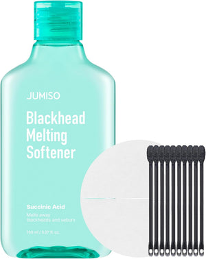 Blackhead melting softner 150ml + cotton pad(40pads) + cotton Swab 10stk