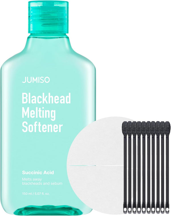 Blackhead melting softner 150ml + cotton pad(40pads) + cotton Swab 10stk