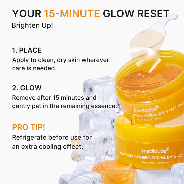 Kojic Acid Turmeric Retinol Eye Patch 60pcs