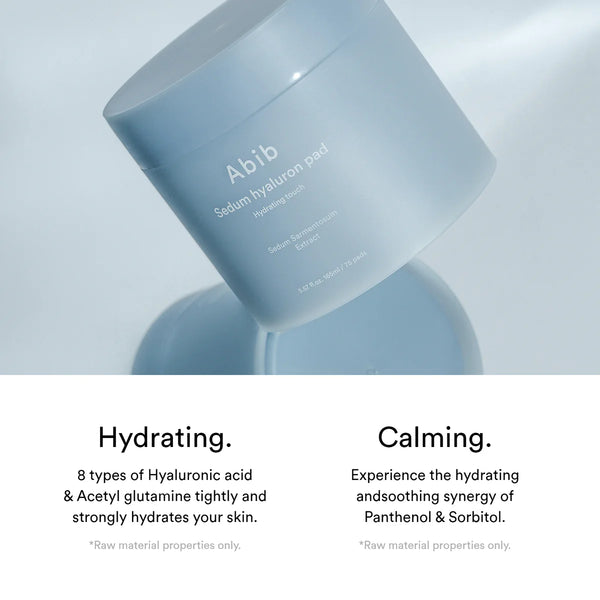 Sedum Hyaluron Pad Hydrting Touch 165ml / 75pads