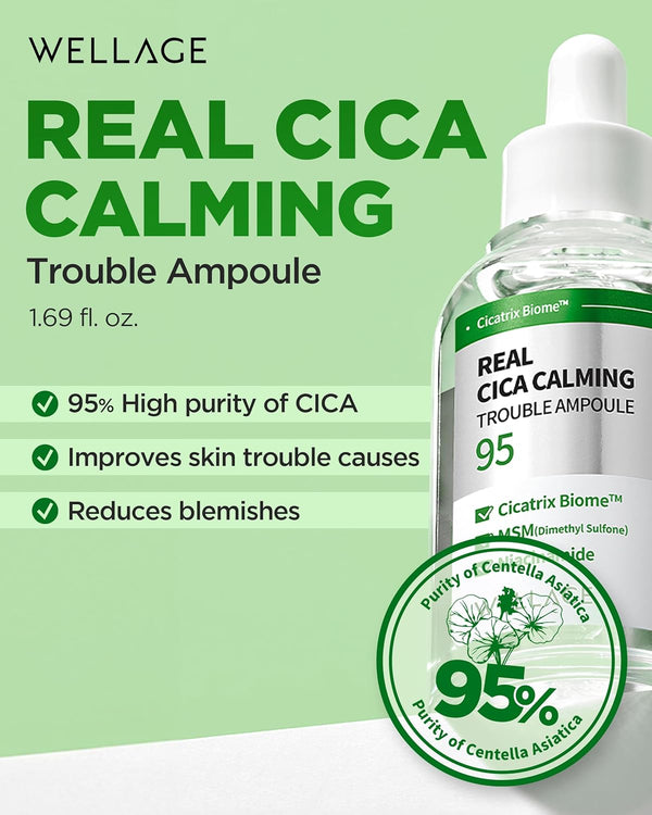 Real Cica Calming 95 Trouble Ampoule 50ml