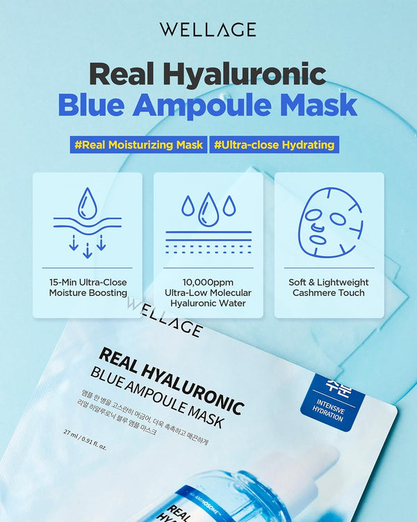 Real Hyaluronic Blue Ampoule Mask