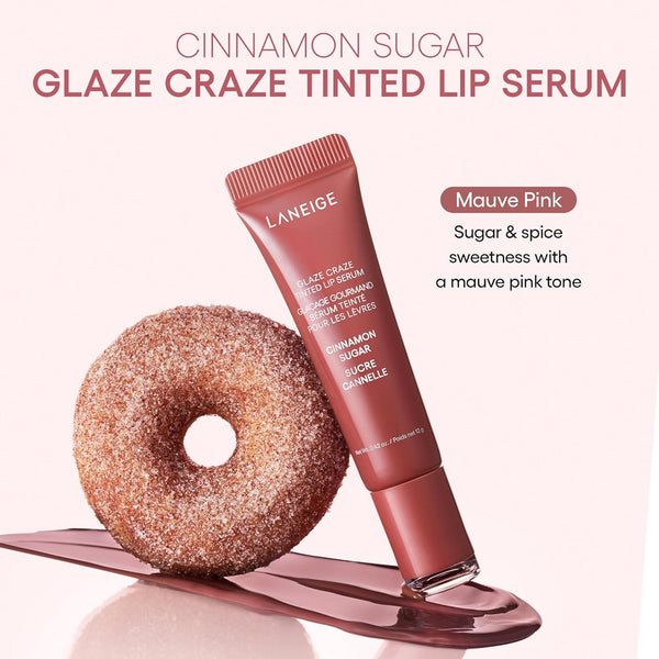 Glaze Craze Tinted Lip Serum 12g Cinnamon Sugar