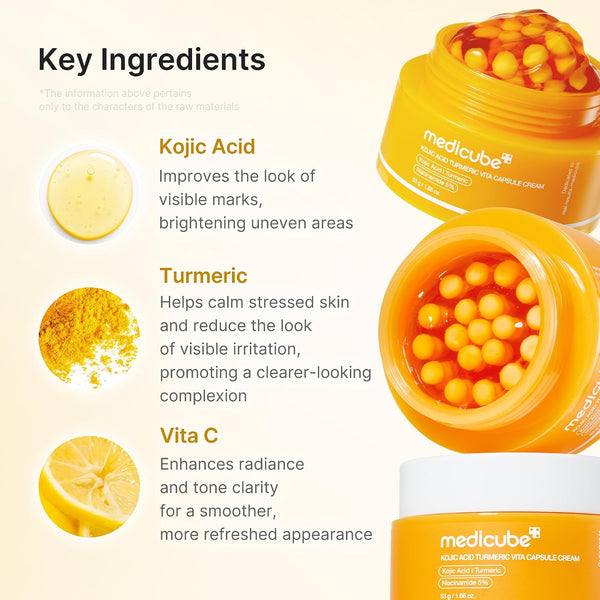 Kojic Acid Turmeric Capsule Cream