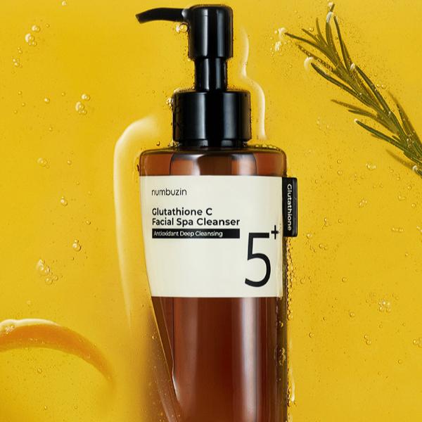 No.5+ Glutathione Vitamin Facial Spa Cleanser 200ml