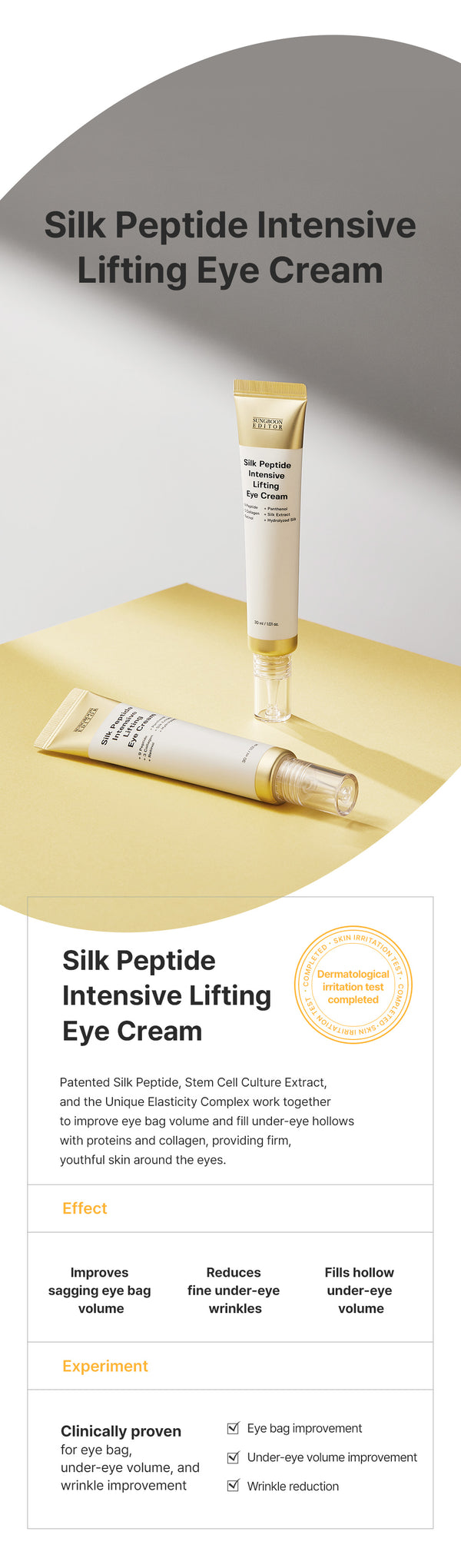 Silk Peptide Intensive Eye Cream 30ml
