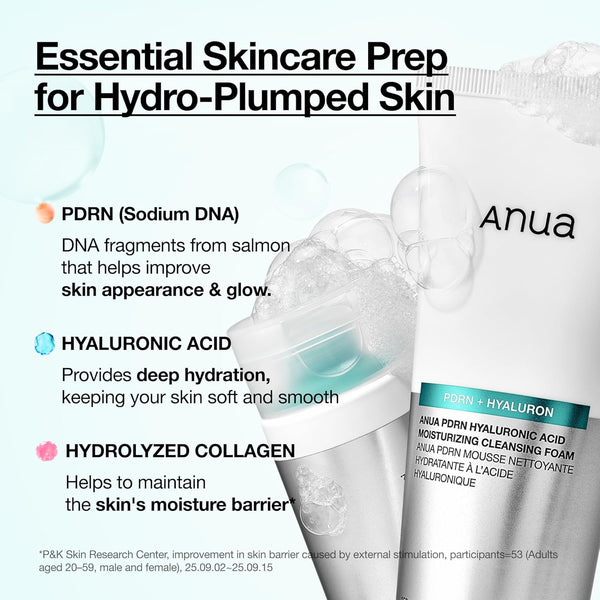 PDRN Hyaluronic Acid Moisturizing Cleansing Foam 150ml