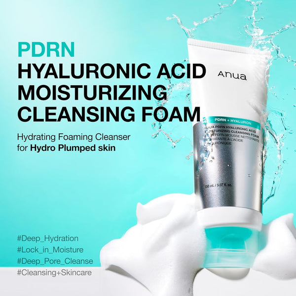 PDRN Hyaluronic Acid Moisturizing Cleansing Foam 150ml
