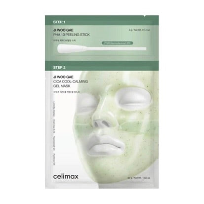 JI WOO GAE CICA PHA PEEL 2-STEP GEL MASK