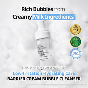 Barrier Cream Bubble Cleanser 140ml