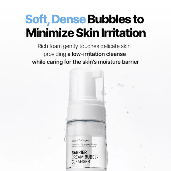 Barrier Cream Bubble Cleanser 140ml