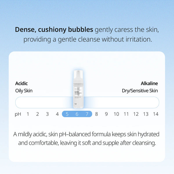 Barrier Cream Bubble Cleanser 140ml