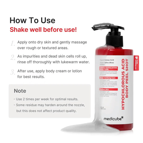 Hypochlorous Acid Body Peel Shot
