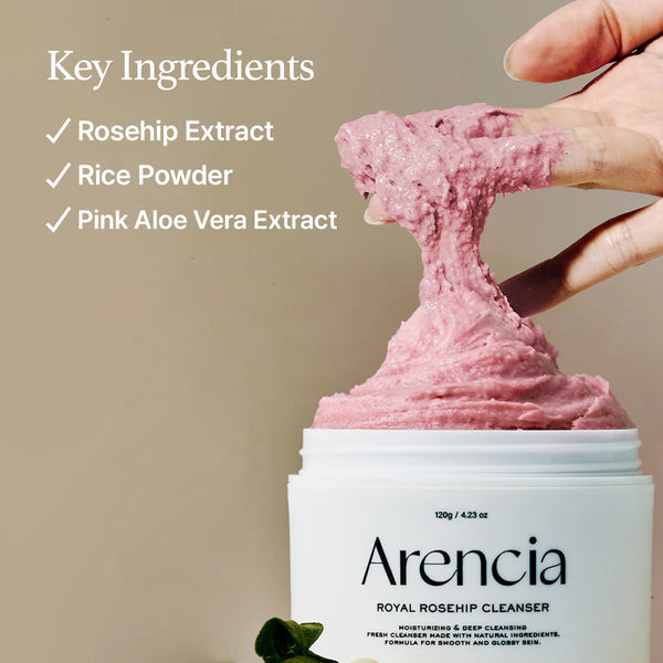 Fresh Rosehip Rice Mochi Cleanser 120g
