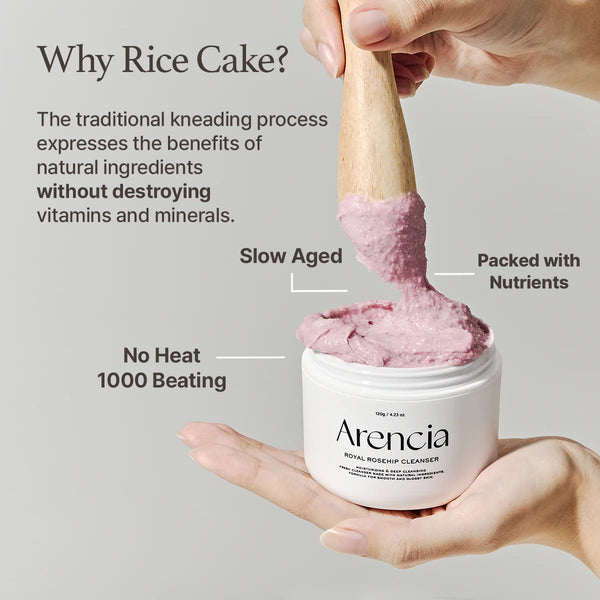 Fresh Rosehip Rice Mochi Cleanser 120g