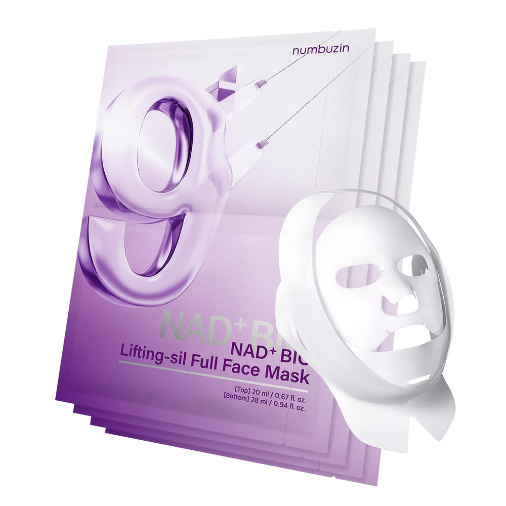 No.9 NAD Bio Lifting-sil Full Face Mask Set (4stk)