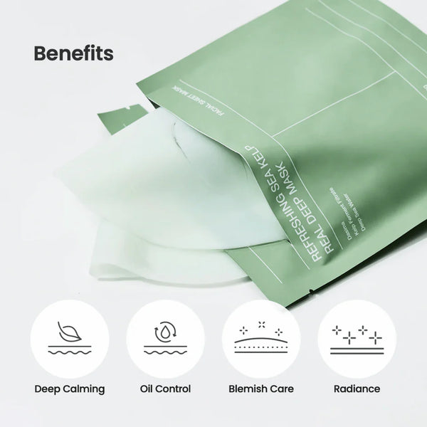 Refreshing Sea Kelp Real Deep Mask 4 stk