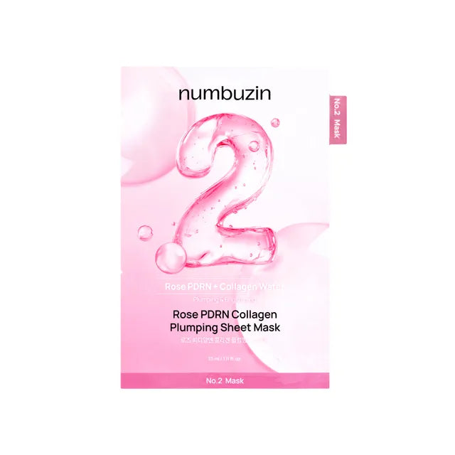 No.2 Rose PDRN Collagen Plumping Sheet Mask