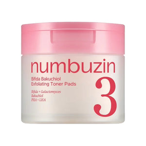 No.3 Bifida Bakuchiol Exfoliating Toner Pads (70ea)